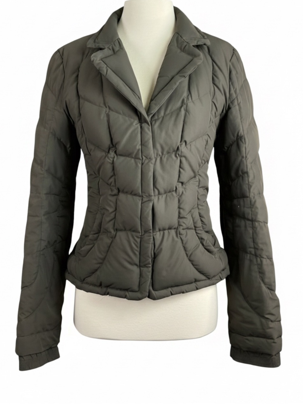 Elie Tahari jacket coat winter puffer goose down size L